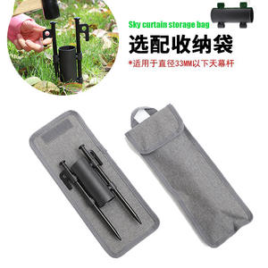 Dispositivo de fijación de postes para lona de camping al aire libre, clip de estaca de tienda de campaña tipo tubo de 10x3.5cm para sombrilla de pesca y clavija de suelo - Product Image 5