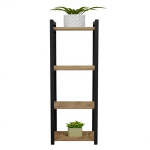 Modern Eco-Friendly Durable 4-Tier Metal <b>Plant</b> Flower Rack for Indoor Patio Balcony - Product Image 1