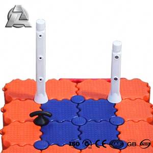 뜨 물 플랫폼을 위한 모듈 HDPE 플라스틱 휴대용 뜨 교주 그리고 갑판