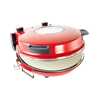Haute qualité 12 pouces antiadhésif Pizza Plate Maker Mini four de comptoir avec haute efficacité Pizza Maker facile à utiliser Pizza Maker
