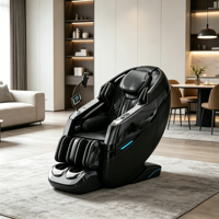 Sillón de Masaje con Extensión de Piernas Telescópica, Gravedad Cero, Eléctrico, Shiatsu, con Bolsas de Aire, Reclinable, para Usuarios Altos, Tamaño Personalizado de Fábrica