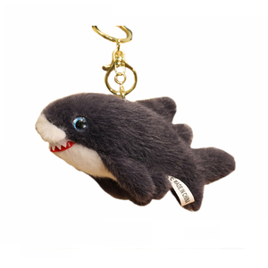 I più venduti <span class=keywords><strong>Anime</strong></span> peluche Super morbido peluche portachiavi accessori per squalo grasso con fodera in maglia - Product Image 2