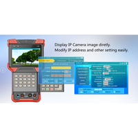 Testeur de caméra de câble HD-TVI moniteur de testeur de vidéosurveillance IPC HD-CVI AHD