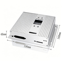 Boîtier d'instrument électronique en aluminium et acier entièrement personnalisé, étanche IP67, OEM, boîtier en aluminium extrudé, boîtier d'amplificateur de puissance
