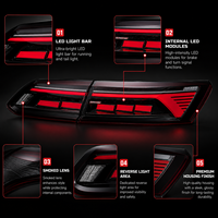 Nouvel ensemble de feux arrière à LED rouges BK pour ID3, clignotants séquentiels, Plug & Play, haute qualité