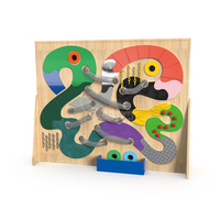 Jouet interactif de panneau de mur de course de boule en bois pour le jeu sensoriel d'intérieur d'enfants et l'utilisation de centre d'activité d'apprentissage précoce