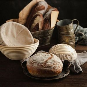 Kit para Pan de Masa Madre con Horno Holandés, Cesta Redonda de 9 Pulgadas, Revestimiento para Cesta de Fermentación, Raspador, Tazones Grandes para Servir - Product Image 6
