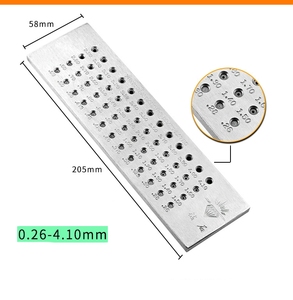 珠宝钢丝拉板圆孔碳化钨钢拉板便携式珠宝制造工具 - Product Image 6