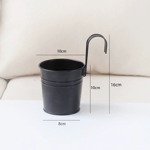 Petit panier suspendu d'art en fer détachable pour <span class=keywords><strong>pot</strong></span> de fleur multi-plantes <span class=keywords><strong>Pot</strong></span> suspendu de couleur bonbon pour balcon et terrasse - Product Image 6