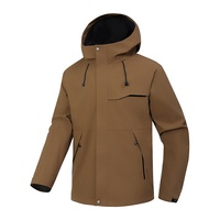Blouson d'extérieur imperméable personnalisé pour homme – Collection Printemps 2026 – Respirant, coupe-vent, à capuche, coupe ample, style bomber avec logo