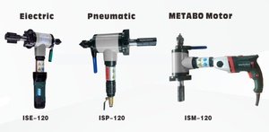 เครื่องลบคมท่อแบบติดตั้งบนแท่น ISE-120 พร้อมมอเตอร์อัตโนมัติ สำหรับงานลบคมท่อสแตนเลสแบบเย็น ขนาด 40-120 มม. - Product Image 1