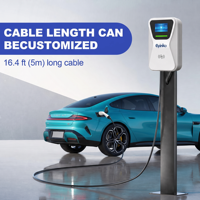 Borne de Recharge Murale Intelligente pour Véhicules Électriques Type 2 avec Application, RFID, WiFi, 7kW, 9kW, 11kW, Nouvelle Garantie de 24 Mois