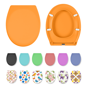 OEM O Shape <strong>Toilet</strong> Lid Cover with One-Click Dismantling Quick Release Adjustable Top <strong>Fix</strong> Hinges Soft Close Plastic <strong>Toilet</strong> <strong>Seat</strong> - Product Image 4