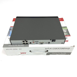 <span class=keywords><strong>NVR</strong></span> 4 canaux 4G <span class=keywords><strong>DS</strong></span>-<span class=keywords><strong>7604NI</strong></span>-<span class=keywords><strong>K1</strong></span>/4P/4G pour la détection de mouvement humain/véhicule, 4 ports PoE avec compression H.265, audio bidirectionnel - Product Image 1