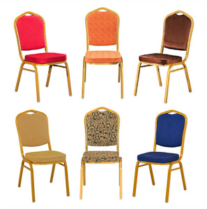 Kaki logam mewah luar ruangan dapat ditumpuk Hotel restoran dapur mebel kursi makan jamuan makan - Product Image 3