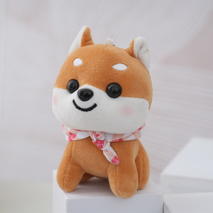 Kawaii cachorro amarillo Shiba Inu perro de peluche juguetes llaveros Peluches <span class=keywords><strong>Mini</strong></span> perro de peluche para niños juguetes de Navidad garra máquina juguetes de peluche - Product Image 6