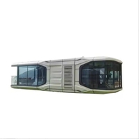 Personnalisation Capsule de sommeil moderne cuboïde intelligente pour l'extérieur Cabine spatiale Petite maison-vaisseau Airbnb avec mobilier