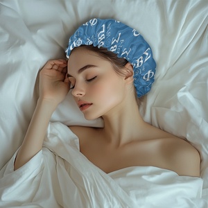 Bonnet de nuit personnalisé Phi Beta Sigma <span class=keywords><strong>1914</strong></span> avec motif lettres grecques – Cadeau idéal pour sororité et fraternité – Vente en gros - Product Image 3