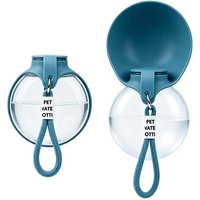 Bouteille d'eau pliable pour chien en silicone, sans BPA, écologique, 360 ml, en matériau PP, pour les voyages et le camping en plein air