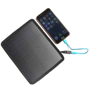 Ventilateur solaire portable Masuyoshi Mitsu 8 pouces 10W alimenté par USB avec chargeur de panneau solaire pour téléphones et batterie externe - Product Image 5