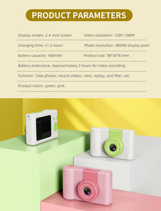 Perangkat fotografi kamera Digital 1080P baru untuk penggunaan anak pelajar - Product Image 4
