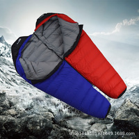 Sac de couchage de camping et de randonnée imperméable en duvet de canard ultraléger pour la survie