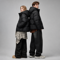 Veste d'hiver épaisse personnalisée pour couple, imperméable, manteau matelassé pour femme, pour temps extrêmement froid