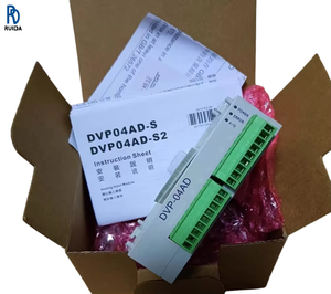 โมดูลอินพุตแบบอนาล็อก DVP04AD-S รุ่นใหม่ ต้นฉบับ  ตัวควบคุม PLC แบบตั้งโปรแกรมได้ ระบบควบคุมอัตโนมัติทางอุตสาหกรรม อุปกรณ์ที่เชื่อถือได้ Q - Product Image 1