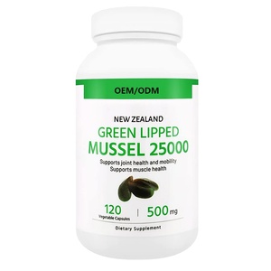 Cápsulas de mejillón de labios verdes de Nueva Zelanda OEM | Soporte para la salud de las articulaciones y antiinflamatorio | Rico en omega-3 para la protección del cartílago - Product Image 1