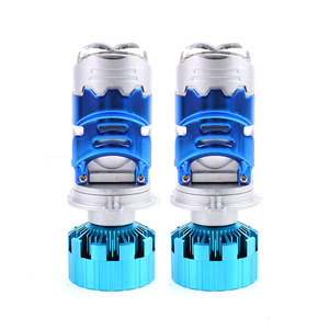 ไฟหน้าโปรเจคเตอร์ขนาดเล็ก Prilight <span class=keywords><strong>P18</strong></span> Led H4 กำลังไฟ 170W ความสว่าง 18000LM เลนส์คู่ - Product Image 4