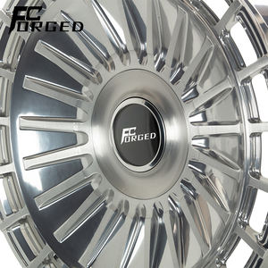 Roues de voiture forgées polies jantes en alliage d'aluminium personnalisées 5x112 5x114.3 5x120 5x130 18 19 20 21 22 23 24 pouces - Product Image 5