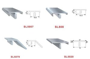 분말 코팅 컬러 브러시 표면 장식 트림 알루미늄 주방 캐비닛 프로필 용 알루미늄 <span class=keywords><strong>T</strong></span> 자형 압출 프로필 - Product Image 6