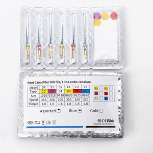 6 cái/gói kênh gốc tập tin niti quay endo tập tin nha khoa tập tin nội nha 19/21/25/31mm - Product Image 2