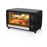 Four électrique multifonction, friteuse à air, en acier inoxydable, protection contre la surchauffe, double tension, utilisation domestique, pour tartes aux œufs, pain, viande, mini-four