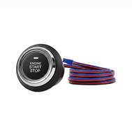 Système d'alarme de voiture FM680 12V avec télécommande LCD, démarrage à distance, bouton de démarrage et contrôle de verrouillage centralisé