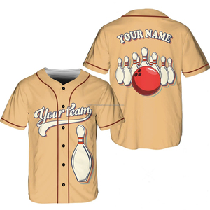 Nom et équipe personnalisés maillot de baseball et de bowling tendances de la mode vêtements de sport personnalisés imprimés uniformes Clubs Fans vêtements de sport Shorts - Product Image 3