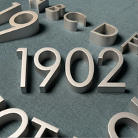 Lettres Métalliques Créatives Haut de Gamme avec Bordure, Enseignes Publicitaires Haut de Gamme, Logo Personnalisé, Étanche IP65, Montage Mural, Idéal pour Bureaux et Hôpitaux