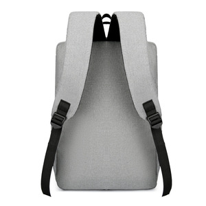 Laptop <b>Backpack</b> With USB Charging For Business Travel Men's Gray Black Red Blue Solid Color Shoulder <b>Straps</b> Spring 2025 - Product Image 3