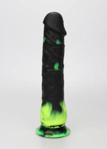 エイリアン型100% 液体シリコーンディルドグリーンブラック大人用おもちゃリアルな巨大な大人用おもちゃ - Product Image 2