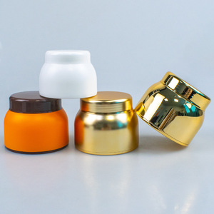 Crema Facial <span class=keywords><strong>de</strong></span> <span class=keywords><strong>Leche</strong></span> <span class=keywords><strong>de</strong></span> <span class=keywords><strong>Cabra</strong></span> <span class=keywords><strong>de</strong></span> Doble Capa PP <span class=keywords><strong>de</strong></span> 50g/100g, <span class=keywords><strong>Mascarilla</strong></span> Facial y Capilar, Bálsamo Limpiador y Desmaquillante, Envase en Tarro Mate Electrochapado - Product Image 2