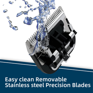 CLIPCLEAN Regolabarba e Tagliacapelli Intimo da <span class=keywords><strong>Uomo</strong></span> Tedesco, Alimentato a Batteria USB - Product Image 5