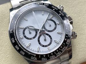 Reloj Mecánico de Buceo de Lujo, de la Mejor Calidad, Resistente al Agua, 40 mm, Fábrica VS V2, Acero 904, Movimiento ETA 4131, Cronógrafo, Esfera Blanca Panda - Product Image 2