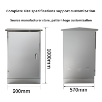 Boîtier de distribution extérieur en acier inoxydable 201 certifié CE OUYUE IP65, étanche à la pluie et à l'eau, modèle d'enceinte électrique