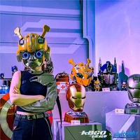 Casque Bumbleb à commande vocale pour cosplay, pour enfants et adultes