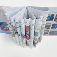 Meilleure qualité personnalisé imprimé prospectus publicitaires brochures dépliants A3/A4/A5/A6 tailles Service d'impression sain en carton