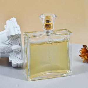 عطر عالي الجودة 85 مربع مربع من الزجاج المسطح بألوان شفافة صندوق غطاء لولبي بحجم 15 رقبة لاستخدام الناشر - Product Image 3