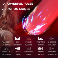 Mini vibromasseur rechargeable par USB, 10 modes de vibration, vibromasseur en silicone en forme d'œuf, petit vibromasseur puissant pour femmes, cadeaux