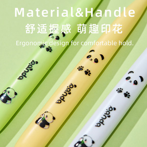 Cepillo de Dientes de Cerdas Suaves para Adultos, Serie Panda, Paquete de 3, Cerdas de Nailon, Uso Doméstico - Product Image 4