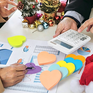 Vente en gros de <span class=keywords><strong>notes</strong></span> en forme de coeur <span class=keywords><strong>Notes</strong></span> autocollantes adhésives fortes personnalisées pour le bureau, l'école et la maison - Product Image 4