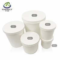 Gobelets de mélange de peinture en plastique HARRELY multi-tailles avec couvercles, pots de mesure de peinture jetables pour la retouche automobile